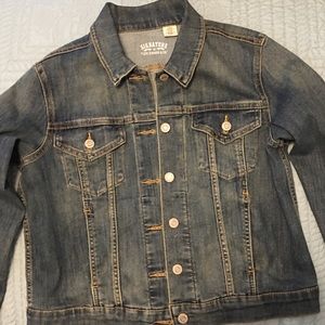 Levi Signature distressed denim jacket Size Large